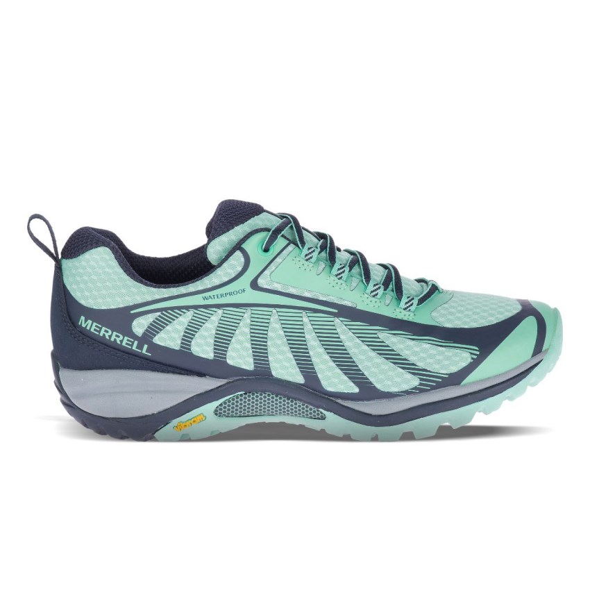 Chaussures Randonnée Merrell Siren Edge 3 Waterproof Menthe/Bleu Marine Femme | P.G.QZWA